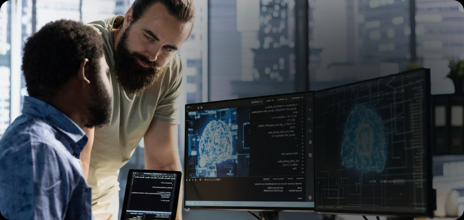 AI talent working in technology sector